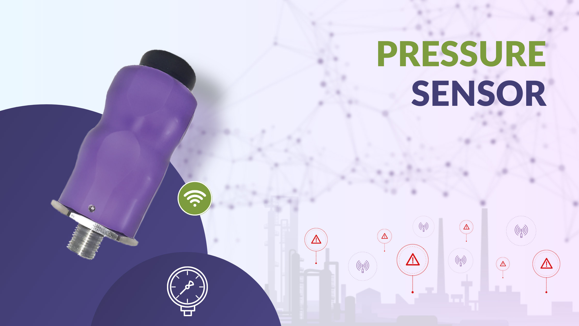 sensaio, industrial wireless pressure sensor